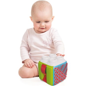 Clementoni Soft Clemmy Sensory Cube-Soft Building 1033-17902 8005125179022