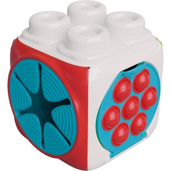 Clementoni Soft Clemmy Sensory Cube-Soft Building 1033-17902 8005125179022