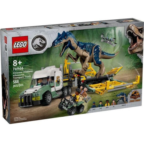 LEGO Jurassic World Dinosaur Missions: Allosaurus Transport Truck 76966 5702017583204