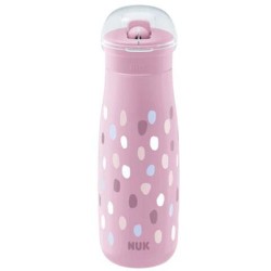 NUK Mini-Me Flip Πλαστικό Παγούρι Από 12M+ Ροζ 450Ml 10225327 4008600434597
