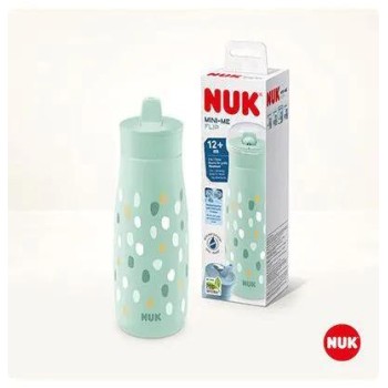 NUK Παγούρι Mini-Me Flip PP 450Ml 12M+ Μέντα Πουά 10225326 4008600434603