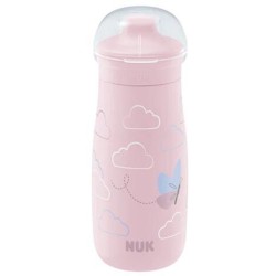 NUK Παγούρι Mini-Me Sip PP 300Ml 9M+Ροζ Με Πεταλούδα 10225323 4008600434634