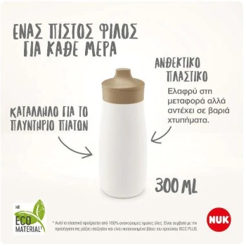 NUK Παγούρι Mini-Me Sip PP 300Ml 9M+Ροζ Με Πεταλούδα 10225323 4008600434634