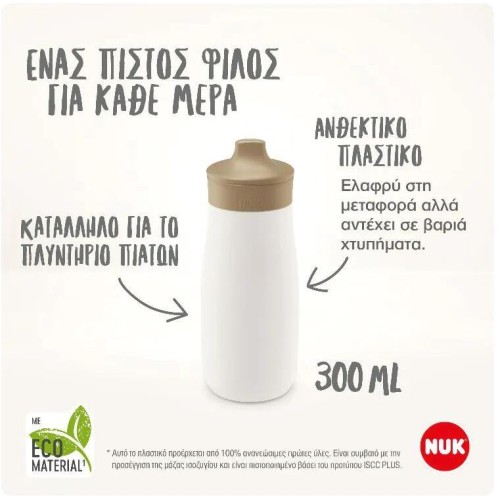 NUK Παγούρι Mini-Me Sip PP 300Ml  9M+ Μέντα Με Μέλισσα 10225322 4008600434641