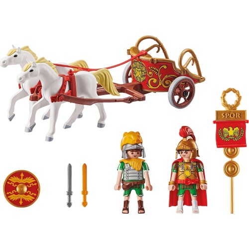 Playmobil asterix: ρωμαϊκή άμαξα 71543 4008789715432