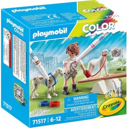 playmobil color: εκπαίδευση σκύλων 71517 4008789715173