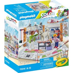 playmobil color: κομμωτήριο σκύλων 71514 4008789715142