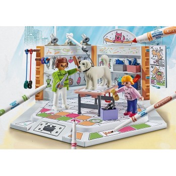 playmobil color: κομμωτήριο σκύλων 71514 4008789715142