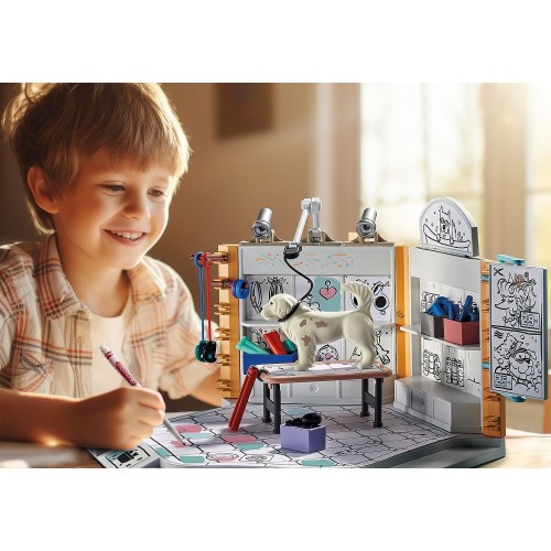 playmobil color: κομμωτήριο σκύλων 71514 4008789715142