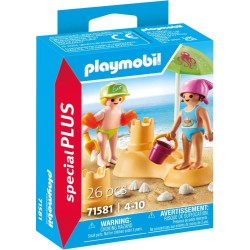 Playmobil Special Plus Kids With Sand Castle 71581 4008789715814