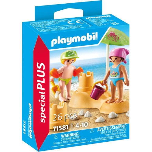 Playmobil Special Plus Kids With Sand Castle 71581 4008789715814