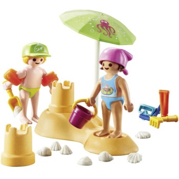 Playmobil Special Plus Kids With Sand Castle 71581 4008789715814