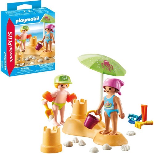 Playmobil Special Plus Kids With Sand Castle 71581 4008789715814