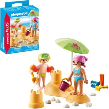 Playmobil Special Plus Kids With Sand Castle 71581 4008789715814