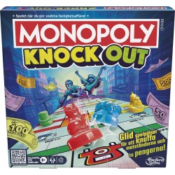 Hasbro Monopoly Knockout Family Party Game, Quick-Playing Board Games For Ages 8+, 2-8 Players, 20 Mins. F8995 5010996218476