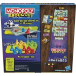 Hasbro Monopoly Knockout Οικογενειακό Επιτραπέζιο Παιχνίδι F8995 5010996218476