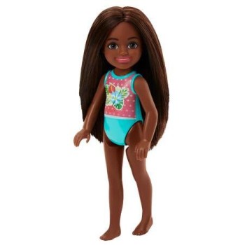 Mattel Barbie Chelsea Gln73 Doll Flower Swimsuit Brunette GLN73 / HTK27 194735192236