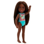Mattel Barbie Chelsea Gln73 Doll Flower Swimsuit Brunette GLN73 / HTK27 194735192236