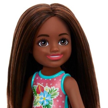 Mattel Barbie Chelsea Κούκλα Flower Swimsuit Brunette GLN73 / HTK27 194735192236