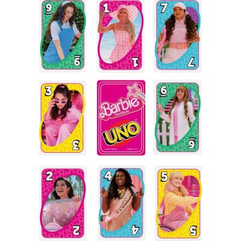 Mattel Games UNO Barbie The Movie HPY59 194735170845