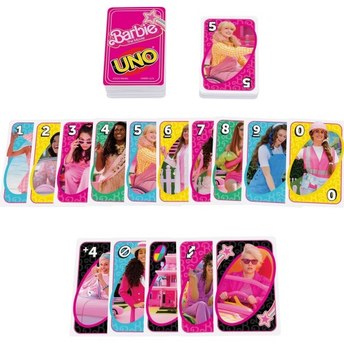Mattel Games UNO Barbie The Movie HPY59 194735170845
