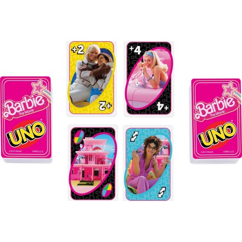 Mattel Games UNO Barbie The Movie HPY59 194735170845