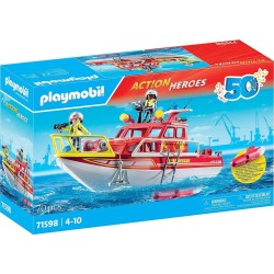 Playmobil Fire Rescue Boat 71598 4008789715982