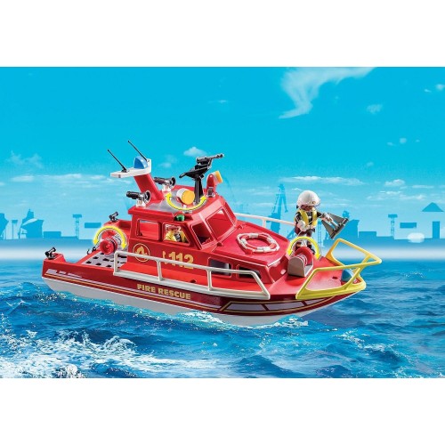 Playmobil Fire Rescue Boat 71598 4008789715982