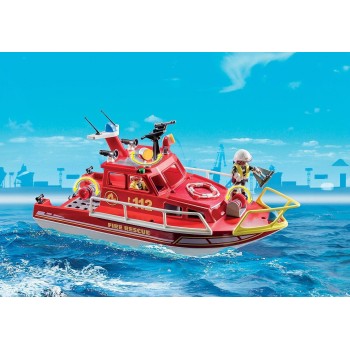 Playmobil Fire Rescue Boat 71598 4008789715982