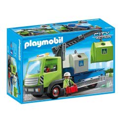 Playmobil Γερανός Περισυλλογής Κάδων Ανακύκλωσης 6109 4008789061096