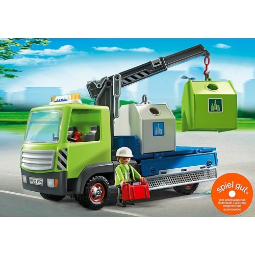 Playmobil Γερανός Περισυλλογής Κάδων Ανακύκλωσης 6109 4008789061096