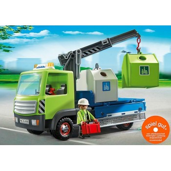 Playmobil Γερανός Περισυλλογής Κάδων Ανακύκλωσης 6109 4008789061096
