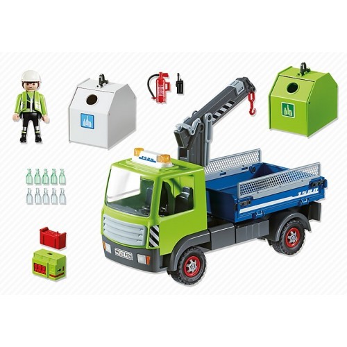 Playmobil Γερανός Περισυλλογής Κάδων Ανακύκλωσης 6109 4008789061096