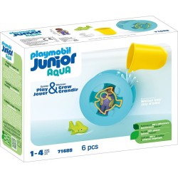 Playmobil Junior Water Wheel With Baby Shark 71688 4008789716880