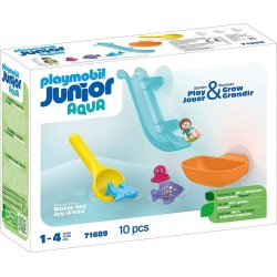 Playmobil Junior Water Slide With Sea Animals 71689 4008789716897