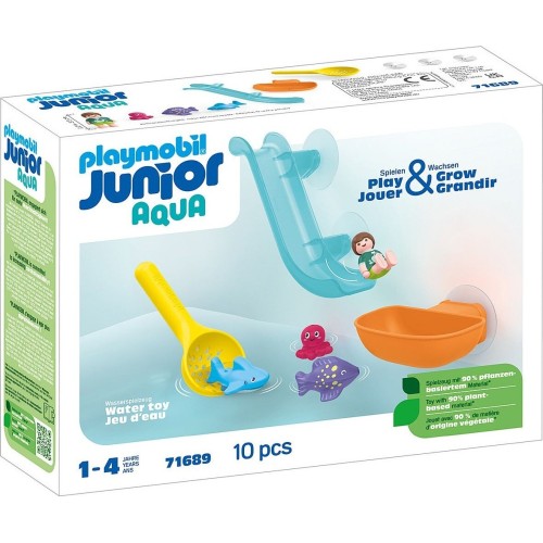 Playmobil Junior Water Slide With Sea Animals 71689 4008789716897