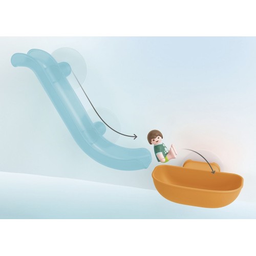 Playmobil Junior Water Slide With Sea Animals 71689 4008789716897