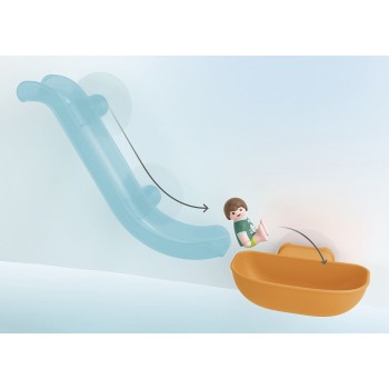Playmobil Junior Water Slide With Sea Animals 71689 4008789716897