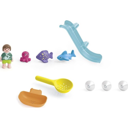 Playmobil Junior Water Slide With Sea Animals 71689 4008789716897