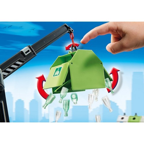 Playmobil Γερανός Περισυλλογής Κάδων Ανακύκλωσης 6109 4008789061096