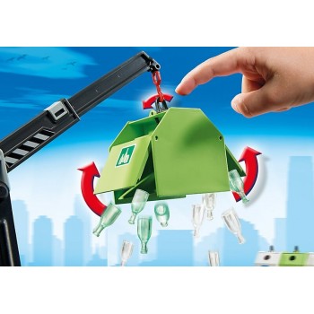 Playmobil Γερανός Περισυλλογής Κάδων Ανακύκλωσης 6109 4008789061096