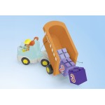 Playmobil Junior: Ανατρεπόμενο Φορτηγό Με Εργάτη 71685 4008789716859