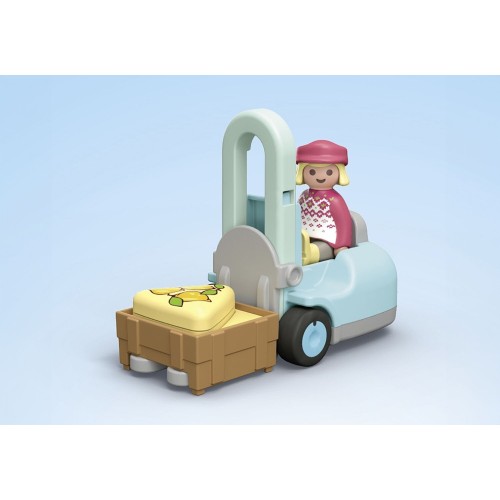 Playmobil Junior: Πάγκος Βιολογικών Προϊόντων Και Κλαρκ 71691 4008789716910