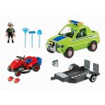 Playmobil Όχημα Με Τρέιλερ Και Χλοοκοπτικό Τρακτέρ 6111 4008789061119