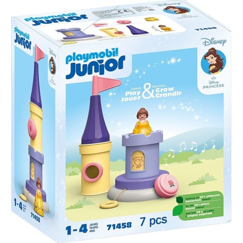 Playmobil Disney Princess Junior & Disney: Belle's Play Tower With Sound 71458 4008789714589