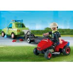 Playmobil Όχημα Με Τρέιλερ Και Χλοοκοπτικό Τρακτέρ 6111 4008789061119