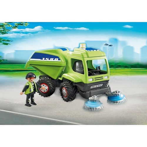 Playmobil Όχημα Καθαρισμού Δρόμων 6112 4008789061126