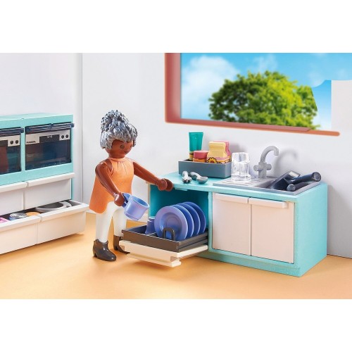 Playmobil Kitchen With Dining Place 71608 4008789716088