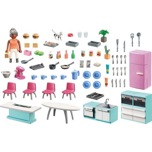 Playmobil Μοντέρνα Κουζίνα Με Τραπεζαρία 71608 4008789716088