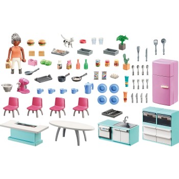 Playmobil Kitchen With Dining Place 71608 4008789716088